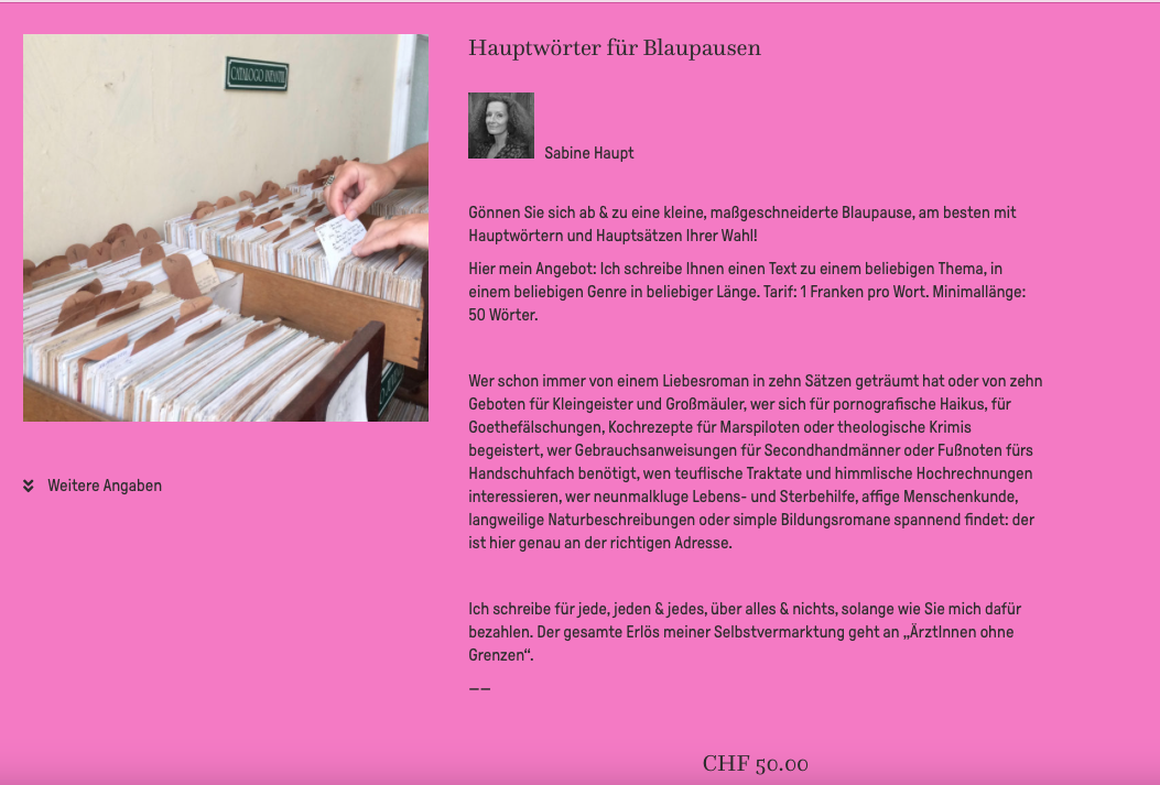 Salz & Kunst: Hauptwörter mit Blaupausen